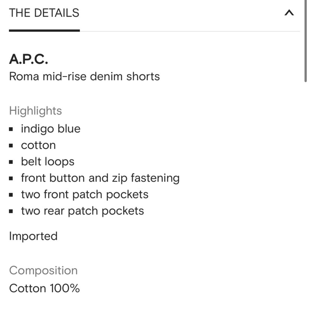 A.P.C. Roma Short - Picture 8 of 8